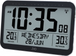 Uhr: JVD RB9385 Funktischuhr Wetterstation