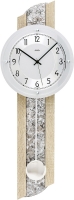 Uhr: AMS 5325  moderne Pendeluhr mit Metallic-Einlage