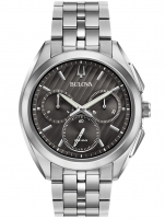 Uhr: Bulova 96A186 Curv Chronograph 45mm 3ATM