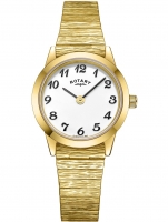 Uhr: Rotary LB00762 Expander Zugband ladies 24mm 3ATM