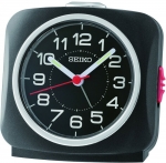 Uhr: Seiko QHE194K Quarzwecker schwarz  Leuchtzifferblatt