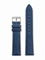 Uhr: Cluse Ersatzband CLS031 [18 mm] blau m. silber Schließe