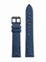 Uhr: Cluse Ersatzband CLS053 [18 mm] blau m. schwarz Schließe