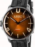 Uhr: U-Boat 8703/B Darkmoon Brown SS Soleil 44mm 5ATM