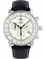 Uhr: Zeppelin 8680-3 Alarm Chronograph 100 Jahre 43mm 5ATM