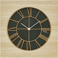 Uhr: AMS 9641 klassische Wanduhr im Vintage-Look - Serie: AMS Design
