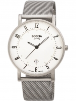 Uhr: Boccia 3533-04 men`s watch titanium 37mm 5ATM