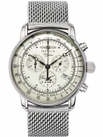 Uhr: Zeppelin 8680M-3 Alarm Chronograph 100 Jahre 43mm 5ATM