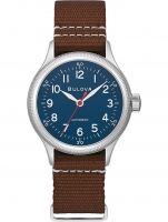 Uhr: Bulova 96A282 Military Automatik 37mm 5ATM