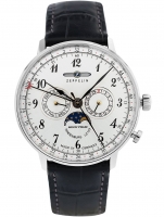 Uhr: Zeppelin 7036-1 LZ 129 Hindenburg Mondphase 40mm 3ATM