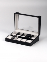 Uhr: Rothenschild Uhrenbox RS-3041-10BL für 10 Uhren black