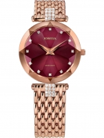 Uhr: Jowissa J5.714.M Facet Strass Damen 29mm 5ATM