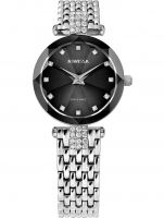 Uhr: Jowissa J5.637.M Facet Strass Damen 29mm 5ATM