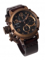 Uhr: U-Boat 8014 Chimera Bronze Chrono 43mm 10ATM