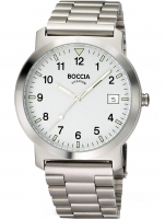 Uhr: Boccia 3630-01 men`s watch titanium 37mm 5ATM