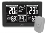 Uhr: JVD RB658 Funktischuhr Wetterstation