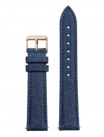Uhr: Cluse Ersatzband CLS030 [18 mm] blau m. rosé Schließe