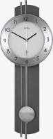 Uhr: AMS 5266S Funkpendeluhr Modern Anthrazit