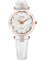 Uhr: Jowissa J5.628.M Facet Strass Damen 29mm 5ATM