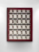 Uhr: Rothenschild Uhrenvitrine RS-1100-30BU fuer 30 Uhren bubinga