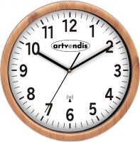 Uhr: Artvendis 5576B Wanduhr modern Funkwanduhr
