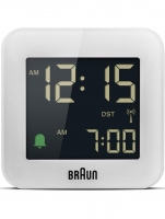 Uhr: Braun BC08W-DCF digital radio controlled alarm clock