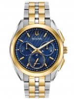 Uhr: Bulova 98A159 Curv Chronograph 43mm 3ATM