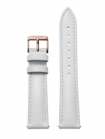 Uhr: Cluse Ersatzband CLS077 [18 mm] weiß m. rosé Schließe