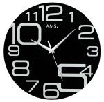 Uhr: AMS 9461 Wanduhr modern - Serie: AMS Wanduhren