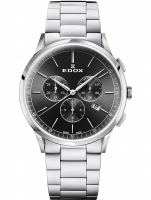 Uhr: Edox 10236-3M-NIN Les Vauberts Chronograph 42mm 5ATM
