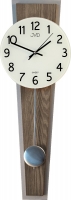 Uhr: JVD NS17020/78 Pendeluhr, Nussbaum dunkel, Höhe 63 cm