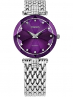 Uhr: Jowissa J5.702.M Facet Strass Damen 29mm 5ATM