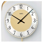 Uhr: AMS 7437 Wanduhr Quarz-Pendeluhr - Serie: AMS Design