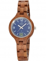 Uhr: Master Time MTLW-10748-31W radio controlled Specialist Wood 36mm 3ATM