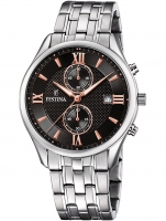 Uhr: Festina F6854/7 Timeless Chronograph 42mm 3ATM