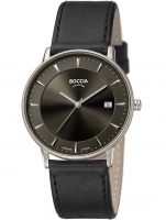 Uhr: Boccia 3607-01 men`s watch titanium 39mm 5ATM