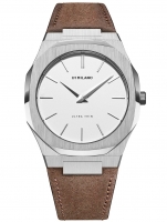 Uhr: D1 Milano UTLJ05 Ultra Thin Espresso Herren 40mm 5ATM