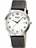 Uhr: Boccia 3618-01 men`s watch titanium 38mm 5ATM
