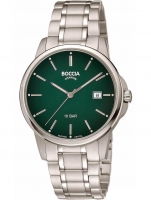 Uhr: Boccia 3633-05 men`s watch titanium 40mm 10ATM