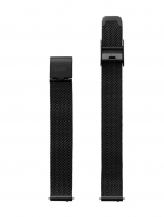 Uhr: Cluse Ersatzband CLS504 [12 mm] schwarz m. schwarz Schließe