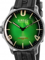 Uhr: U-Boat 8702/B Darkmoon Green SS Soleil 44mm 5ATM
