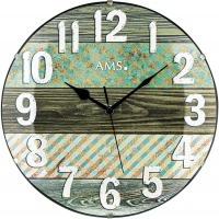 Uhr: AMS 5556 klassische Funkwanduhr  - Serie: AMS Design
