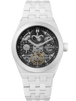 Uhr: Ingersoll I15101 The Broadway Ceramic Dual Time Automatic Mens Watch 43mm 5ATM