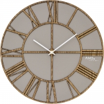 Uhr: AMS 9635 klassische Wanduhr im Vintage-Look - Serie: AMS Design