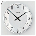 Uhr: AMS 7436 Wanduhr Quarz-Pendeluhr - Serie: AMS Design