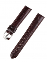 Uhr: Ingersoll Ersatzband [18 mm] braun m. silberner Schließe Ref. 27185