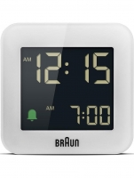 Uhr: Braun BC08W classic digital alarm clock