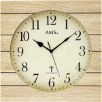 Uhr: AMS 5551 klassische Funkwanduhr  - Serie: AMS Design