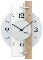 Uhr: AMS 9557 Wanduhr modern - Serie: AMS Design