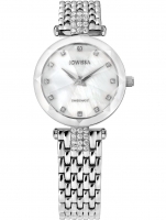 Uhr: Jowissa J5.636.S Facet Strass Damen 25mm 5ATM